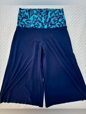 Victoria's Secret Navy Wide-Leg Swim Coverup Pants